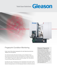 Flyer - Fingerprint Condition Monitoring