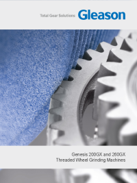 Brochure - Genesis 200GX and 260GX Threaded Wheel Grinding Machines
